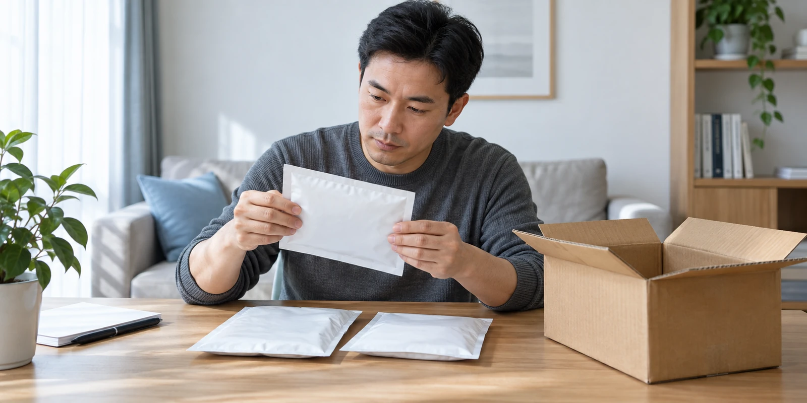亲子鉴定成年人核对寄送内包装及快递外箱 成年人核对亲子鉴定寄送内包装及快递外箱的完好情况
