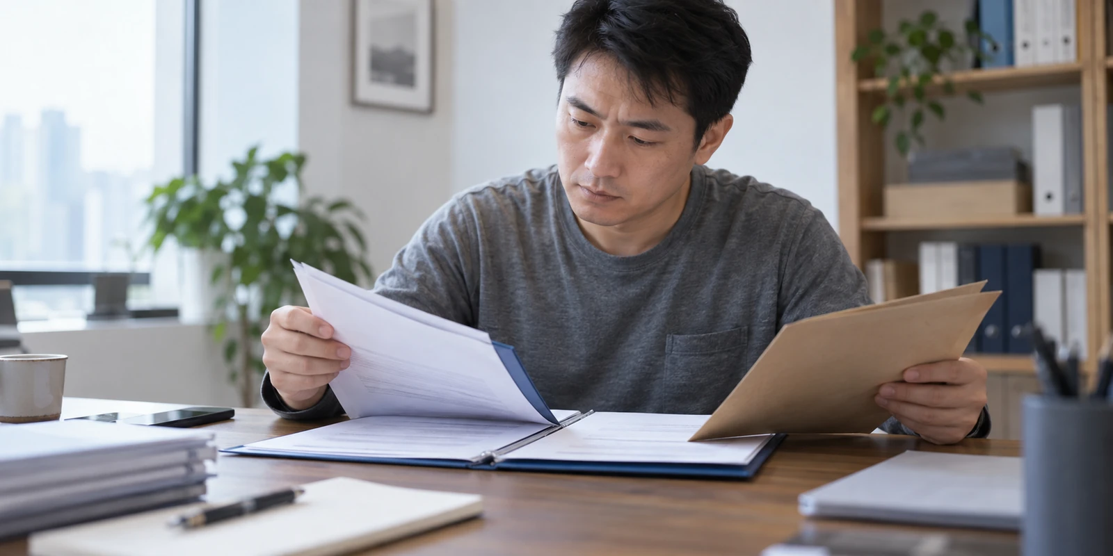 亲子鉴定成年人查看报告文件并核对对应资料 成年人查看亲子鉴定报告文件并核对对应资料
